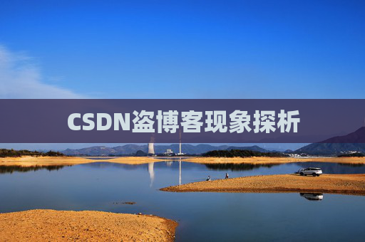 CSDN盗博客现象探析